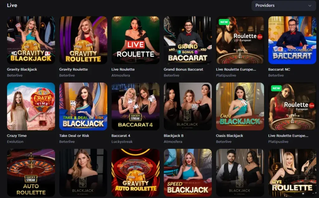 skycrown live games