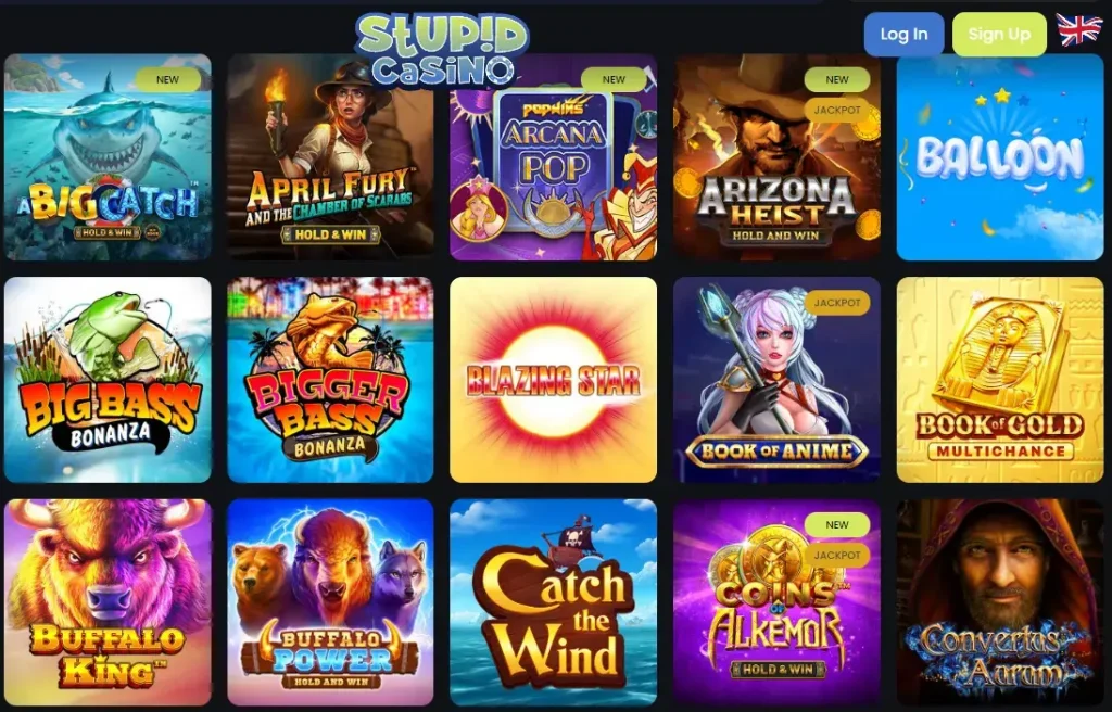 stupid casino casino lobby