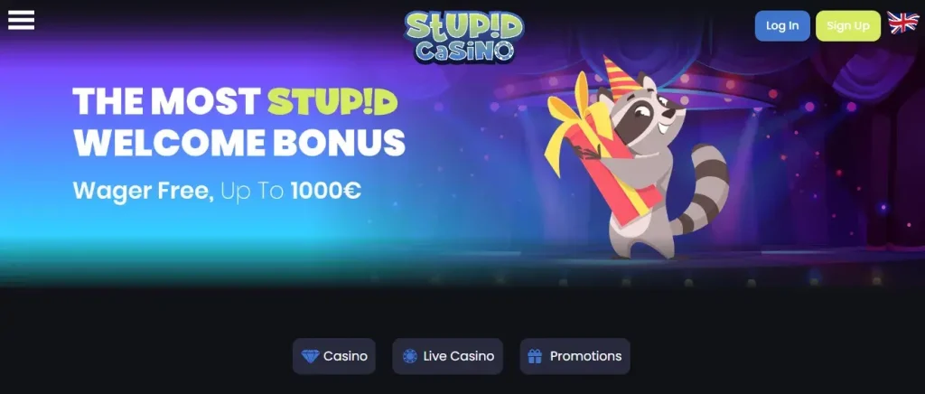 stupid casino main page