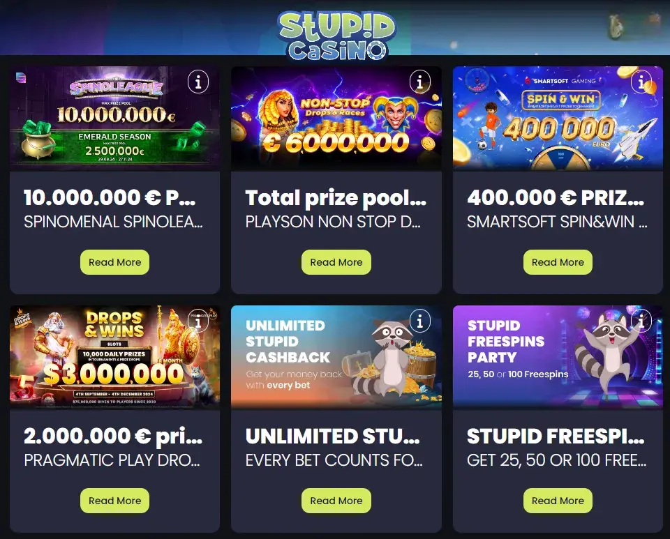 stupid casino promotions