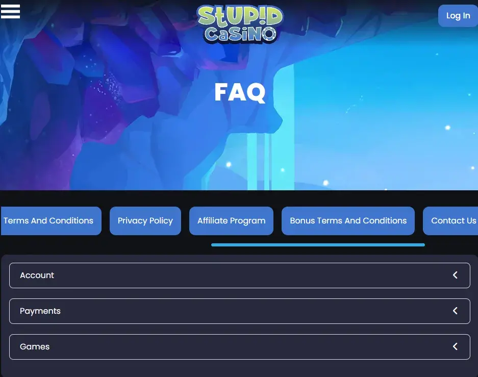stupid faq